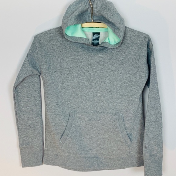 Champion Boys SIZE XL 16//18 GREEN Heather Long Sleeve Sweatshirt Jacket NWT